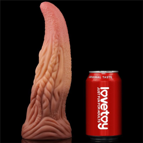 Фаллоимитатор Dual-Layered Silicone Tongue 10", 25 см